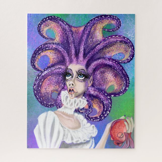 Octopus Woman Puzzle (Vertical)