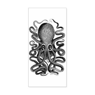 Octopus Wood Art Stamp