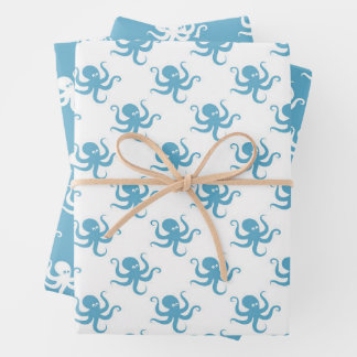 Octopuses Wrapping Paper Set of3