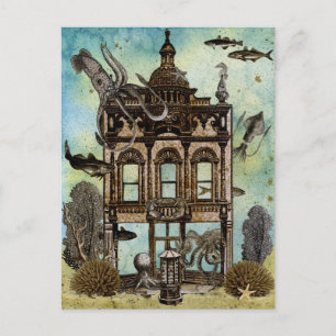 Octopus's House Undersea Postcard