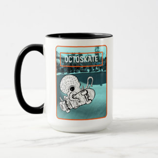 Octoskate Skateboarding Octopus Mug