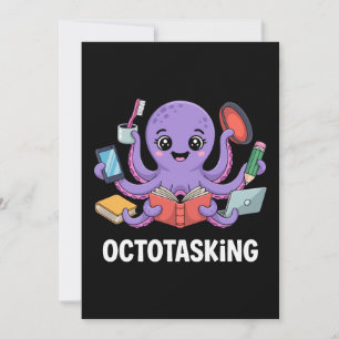 Octotasking Creature in Multitask Mode Invitation