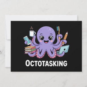 Octotasking Creature in Multitask Mode Invitation