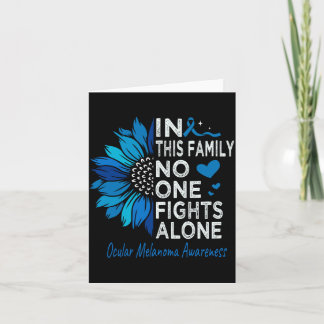 Ocular Melanoma Awareness Sunflower Support Ocular Card