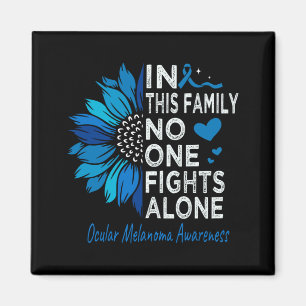 Ocular Melanoma Awareness Sunflower Support Ocular Magnet