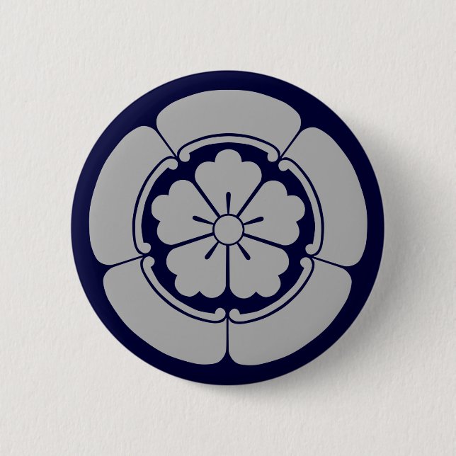 Oda Mokkou(LG) 2 Inch Round Button (Front)