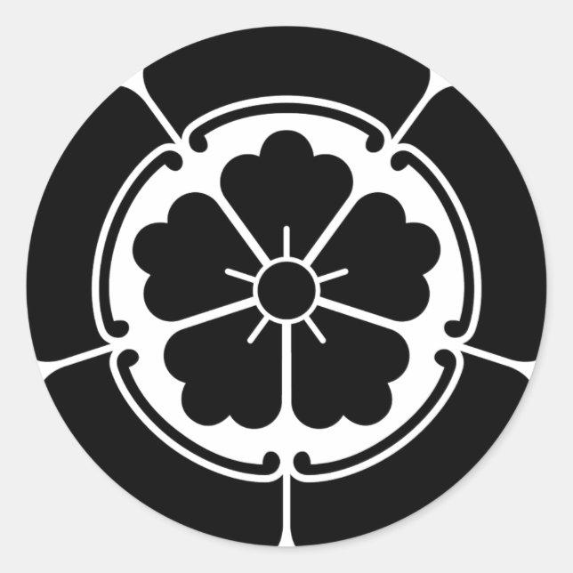 ODA-ONODERA CLASSIC ROUND STICKER (Front)