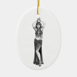 Odalisk Ceramic Ornament