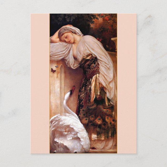 Odalisque 1862 By Lord Frederic Leighton Postcard (Front)