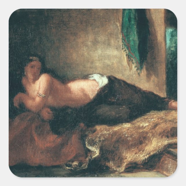 Odalisque Square Sticker (Front)