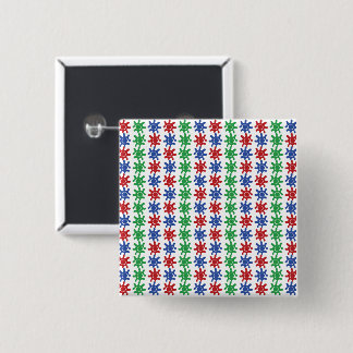 Odd Abstract Pattern Button