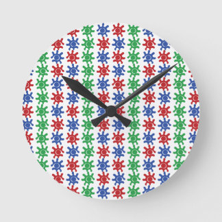 Odd Abstract Pattern Clock