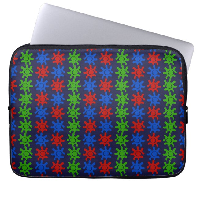 Odd Abstract Pattern Laptop Sleeve 13-inch (Front)