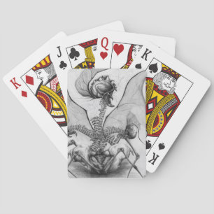 Odd Bone Fellow Horror Monster Art Playing Cards