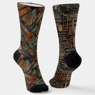 Odd But Match Socks Industrial Vibes