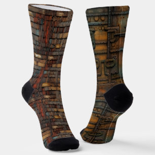 Odd But Match Socks Industrial Vibes