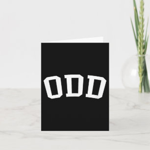 Odd card