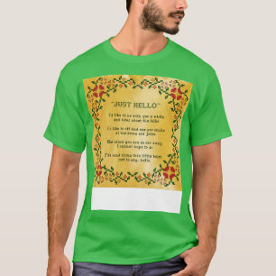 Odd Couple Just Hello T-Shirt