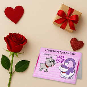 Odd Couple Valentine Holiday Card