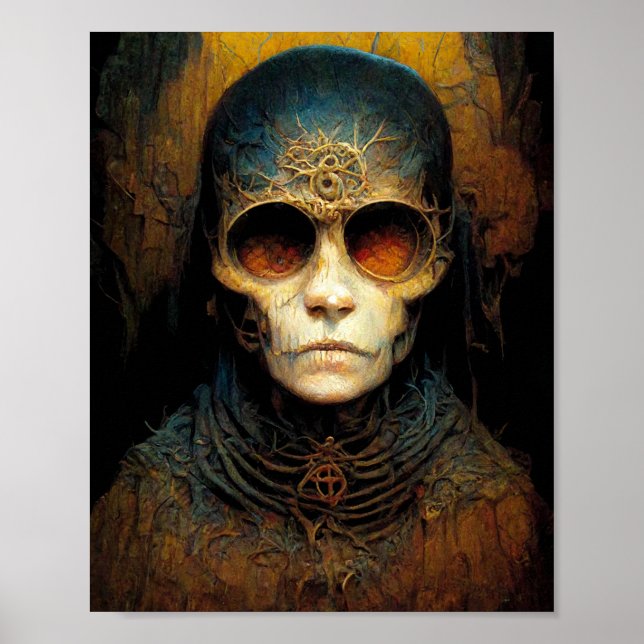 Odd Creator 2 Imaginaire foncé Horror Art Poster (Devant)