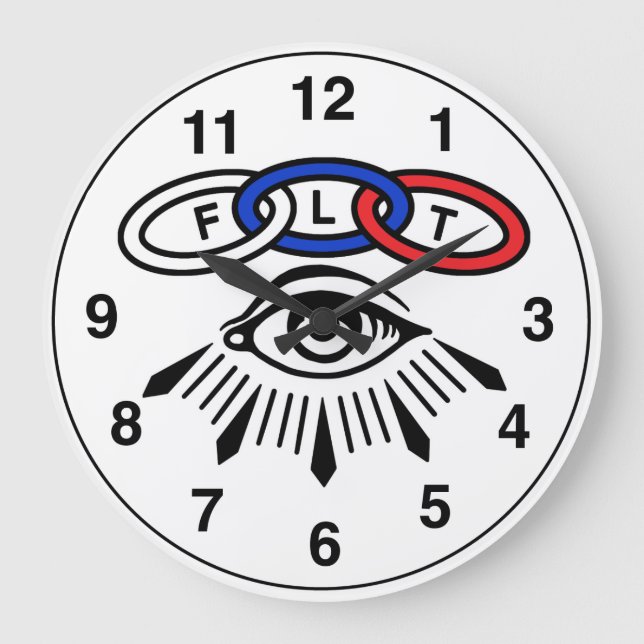 Odd Fellow Eye and Links Clock (Front)