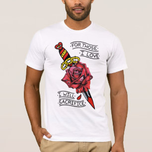 Odd Fellows Dagger and Rose T-Shirt