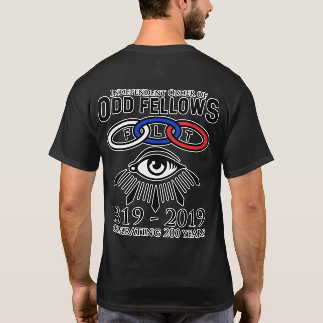 Odd Fellows Links and Eye 200th Anniversary T-Shirt (Back)