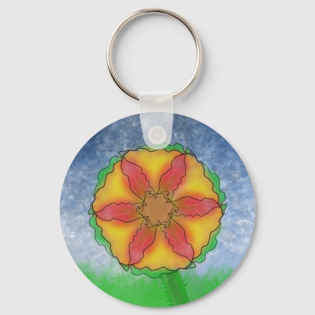 Odd Flower Keychain (Front)