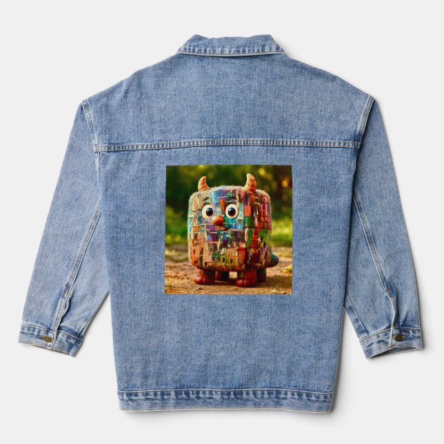 Odd Friends - Patchwork Cube Monster Poster (Verso)