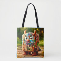 Odd Friends – Patchwork Cube Monster Poster