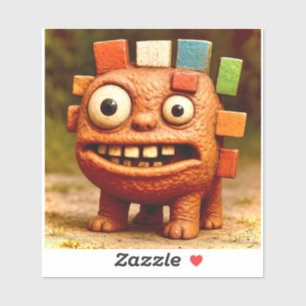 Odd Friends – Rainbow Block Monster PosterPoster