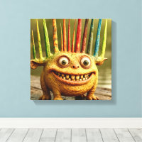 Odd Friends – Rainbow Spikes Monster Poster
