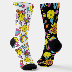Odd 🤪, groovy, 90s, for cool pickleballer :) socks
