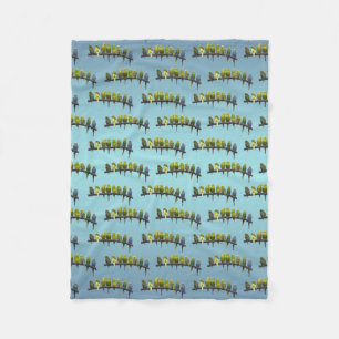 Odd One Out Fleece Blanket (Sky Blue Mix)
