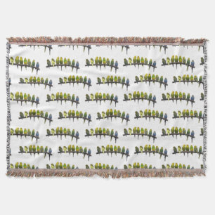 Odd One Out Throw Blanket (choose colour)