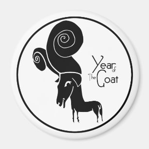 Odd Ram Goat Chinese Year Zodiac Birthday R Magnet