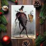Odd Vintage Victorian Christmas Card<br><div class="desc">Odd Vintage Victorian Christmas Card.  Kinda creepy.</div>