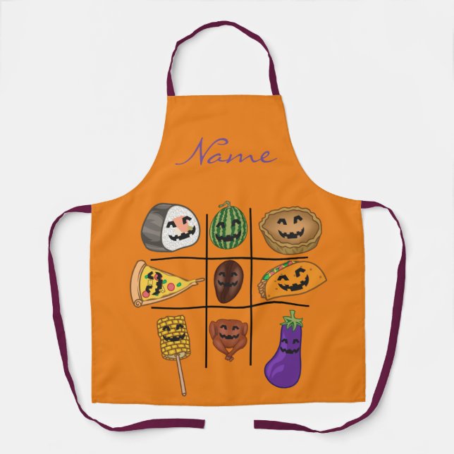 Oddball Jack o'lantern Medley Thunder_Cove  Apron (Front)