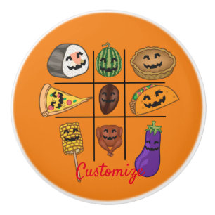 Oddball Jack o'lantern Medley Thunder_Cove Ceramic Knob