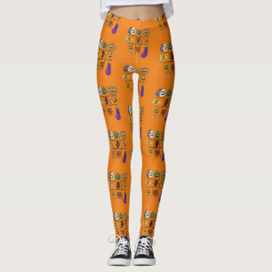 Oddball Jack o'lantern Medley Thunder_Cove   Leggings