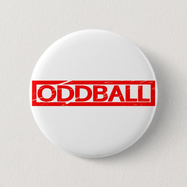 Oddball Stamp 2 Inch Round Button (Front)
