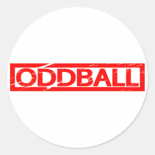 Oddball Stamp Classic Round Sticker