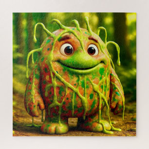 OddFriends – Gooey Green Monster Poster Jigsaw Puzzle