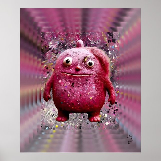 OddFriends - Poster de création Whimsical Rose (Devant)