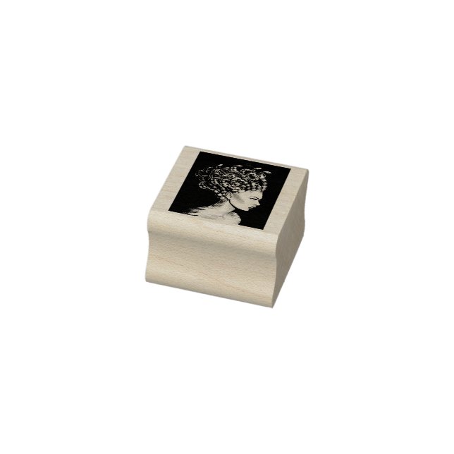 Oddities Medusa the Queen Rubber Stamp (Stamp)