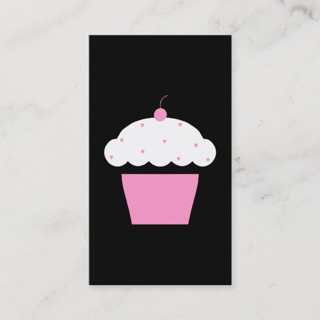 oddRex cupcake Business Card (Front)