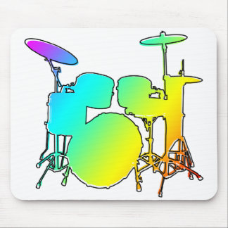 oddRex drums Mouse Pad