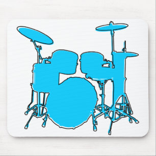 oddRex drums Mouse Pad