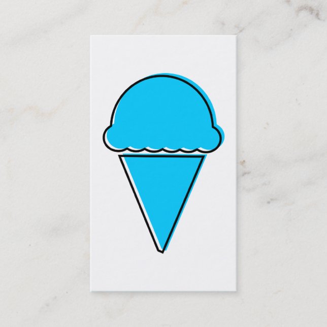 oddRex ice cream Business Card (Front)