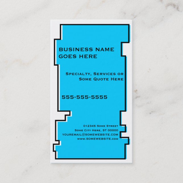 oddRex lawn services Business Card (Front)